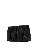 Vague woven leather shoulder bag