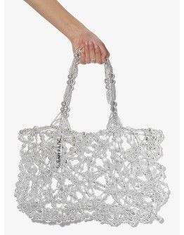 bubble detail tote