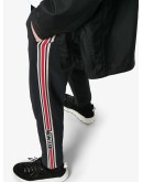 logo stripe track pants