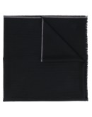 striped-trim scarf