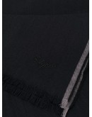 striped-trim scarf