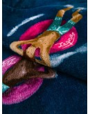 people floating print beach towel