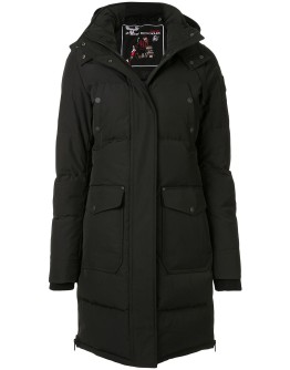 Bonaventure hooded mid-length parka