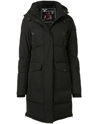 Bonaventure hooded mid-length parka