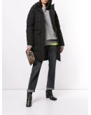 Bonaventure hooded mid-length parka