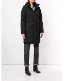 Bonaventure hooded mid-length parka