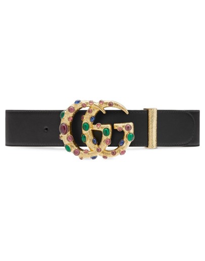 embellished GG buckle belt