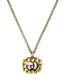embellished Double G necklace