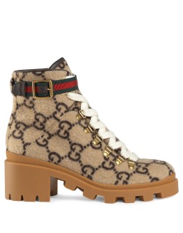 GG wool ankle boot
