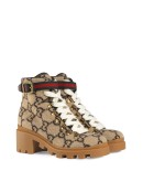GG wool ankle boot