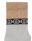 Interlocking G chain-trimmed socks