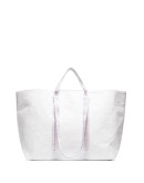 arrow print tote bag