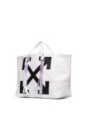 arrow print tote bag