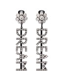 Dream crystal-embellished earrings