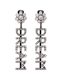 Dream crystal-embellished earrings