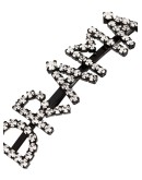 pack of two Drama crystal hairpins