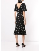 polka-dot print dress 
