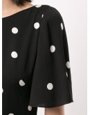 polka-dot print dress 