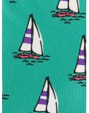 boat print tie