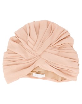 pleated turban hat