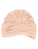 pleated turban hat
