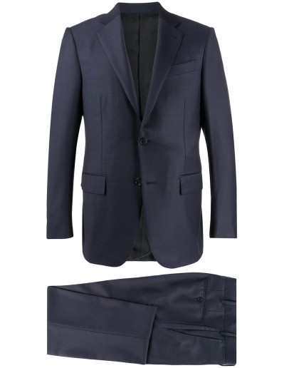 mini check two-piece suit