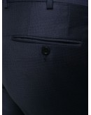mini check two-piece suit
