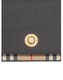small Vintage check panel crossbody bag