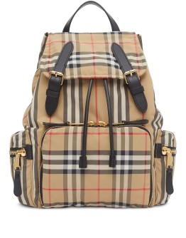 medium Vintage check rucksack