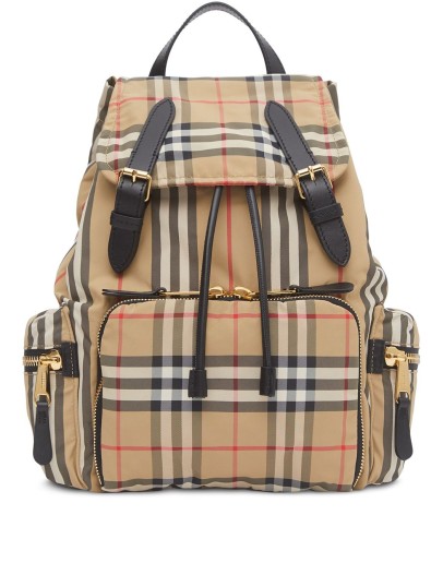 medium Vintage check rucksack