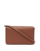 Vintage check details crossbody bag