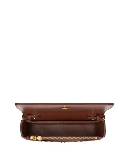 Vintage check details crossbody bag