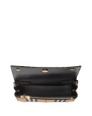 check print mini bag