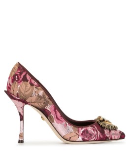DG Amore floral pumps