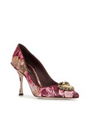 DG Amore floral pumps