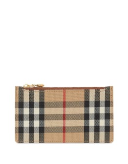 Vintage Check card case