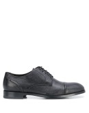 stitched-panel derby shoes