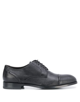 stitched-panel derby shoes