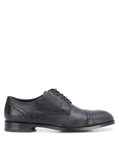 stitched-panel derby shoes