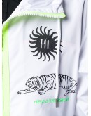 graphic-print hooded jacket 