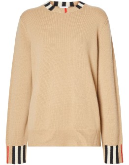 Icon stripe trim jumper