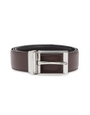 reversible grainy leather belt