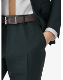reversible grainy leather belt