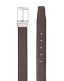 reversible grainy leather belt