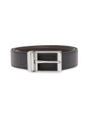 reversible grainy leather belt