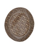 monogram print bucket hat
