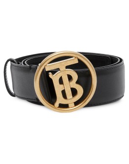 monogram buckle belt