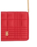 TB quilted chain wallet