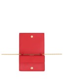 TB quilted chain wallet