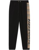 Vintage Check panel track pants
